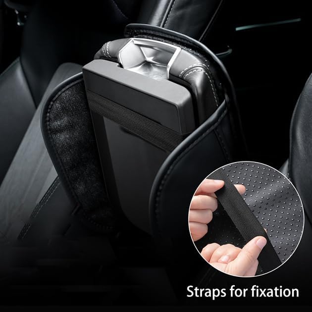 Car Armrest Cover for Genesis GV70 2022–2025 2026 JK1, Center Console Pad, Leather Armrest Box Protector, Waterproof Anti-Scratch Console Lid Cushion,Comfort Interior Accessories,C-Gray