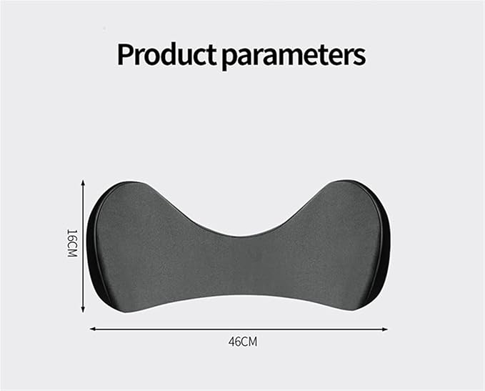 Memory Foam Car Seat, Car Lumbar Support Pillow Tailbone Support Cushions, Back Pad Massager Waist Cushion for Car Seat, Office Chair(1 Orange)