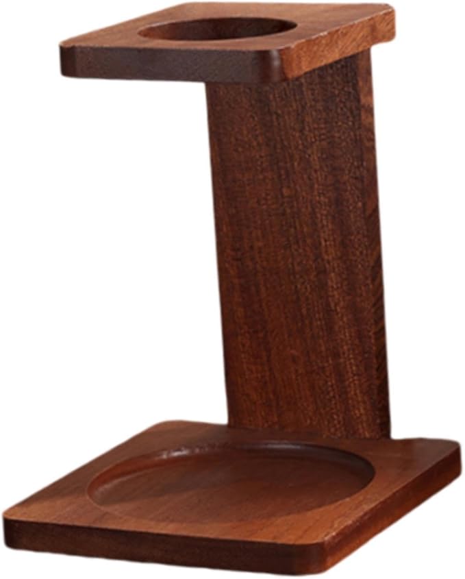 Coffee Filter Cup Stand Coffee Dripper Stand Wooden Stable Practical Pour Over Coffee Dripper Rack for Hotel Dorm Tea House, Style B