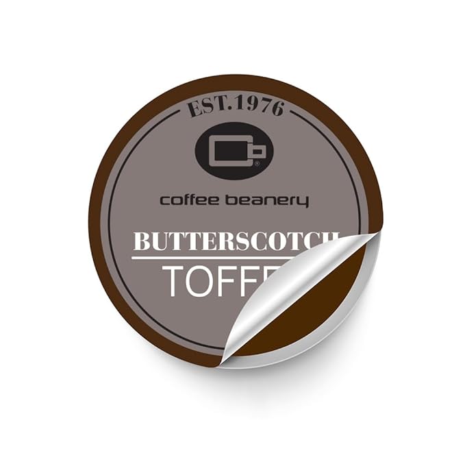 Butterscotch Toffee Decaf Coffee Pods by Coffee Beanery | 96ct Bulk Flavored Decaf Coffee Pods Medium Roast Coffee