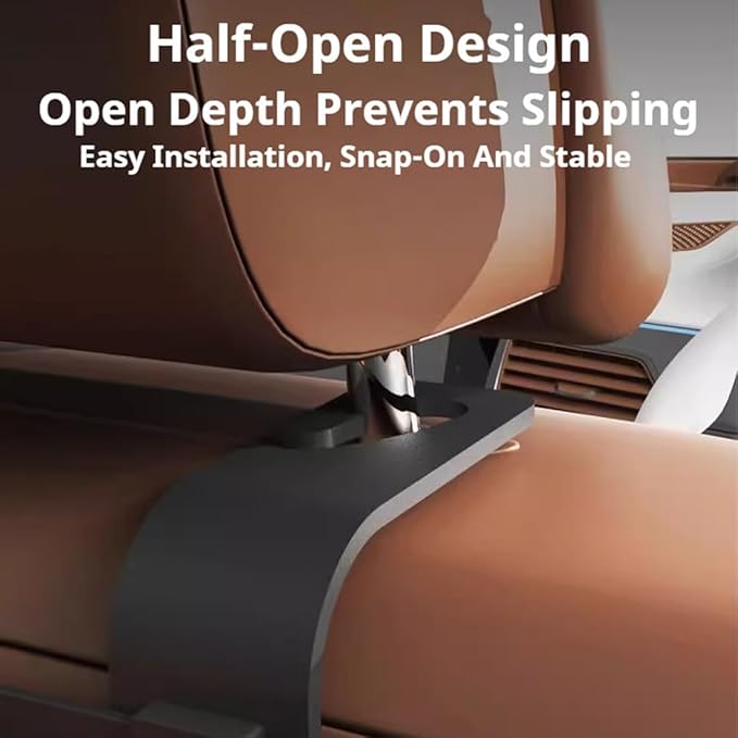 2026 New Car Organizer Back Seat, Car Organizers and Storage Box Behind Seat, 3-in-1 Multifunctional Car Backseat Organizer with Cup Holder & Tissue Box for Hold Phone, Snacks, Drinks, Handbag (D*2)