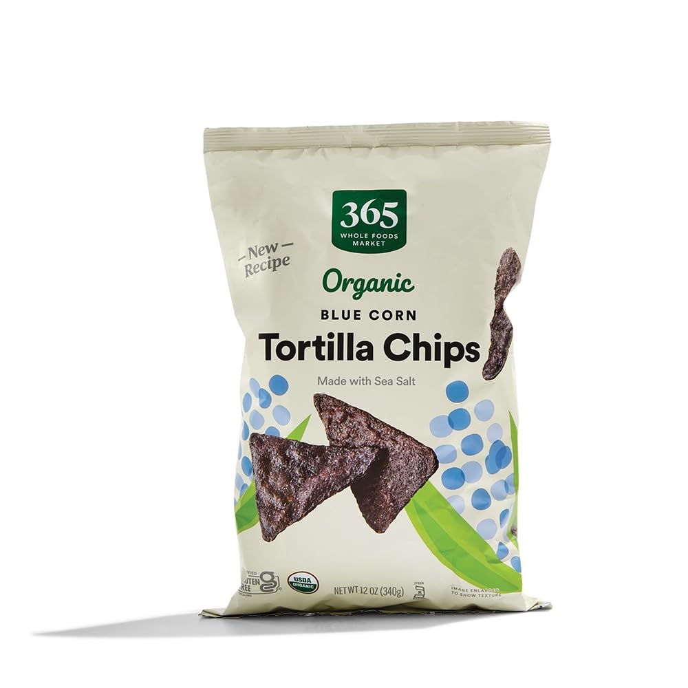 365 by Whole Foods Market, Organic White Corn Tortilla Chips, 12 Ounce