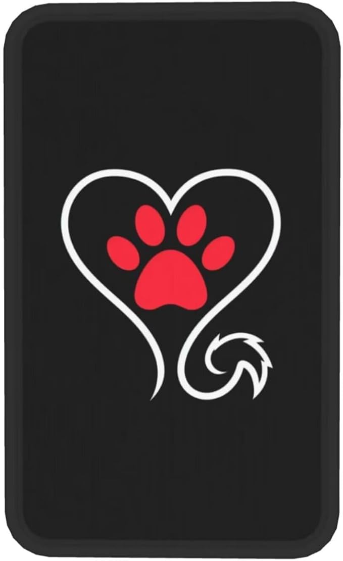 Paws Car Center Console Armrest Cover Dog Paw Footprint Cars Decor Accessories Pet Armrest Cushion Pad Black Cute Comfortable and Anti-Scratch Arm Rest Covers