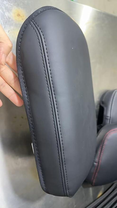 Armrest Cover for 2022-2026 Nissan Frontier (S/SV/Pro-X/Pro-4X/SL) Nissan Frontier Accessories Center Console Cover Arm Rest Protector Middle Lid Pad Protector PU Leather, Anti-Scratch,Non-Slip