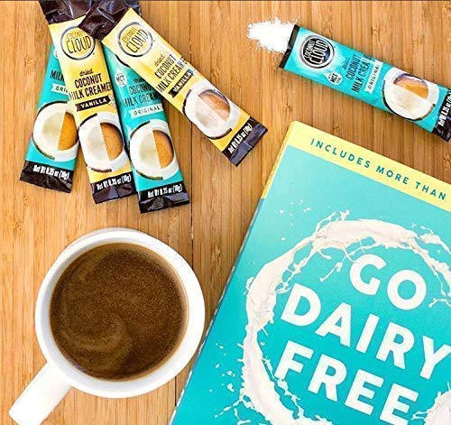 Coconut Cloud: Dairy-Free Coffee Creamer | Minimally Processed, Shelf Stable. Made from Coconut Powdered Milk. | Vegan, Gluten Free, Non-GMO. (Home, Office, Travel), Creamers (Vanilla - 20 Sticks)