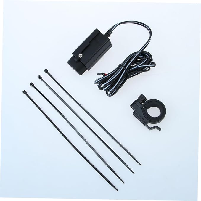 Garneck USB Adapter Plug for Motorcycle Car Charger Adapter Motorcycle Phone Charger Ring Terminals