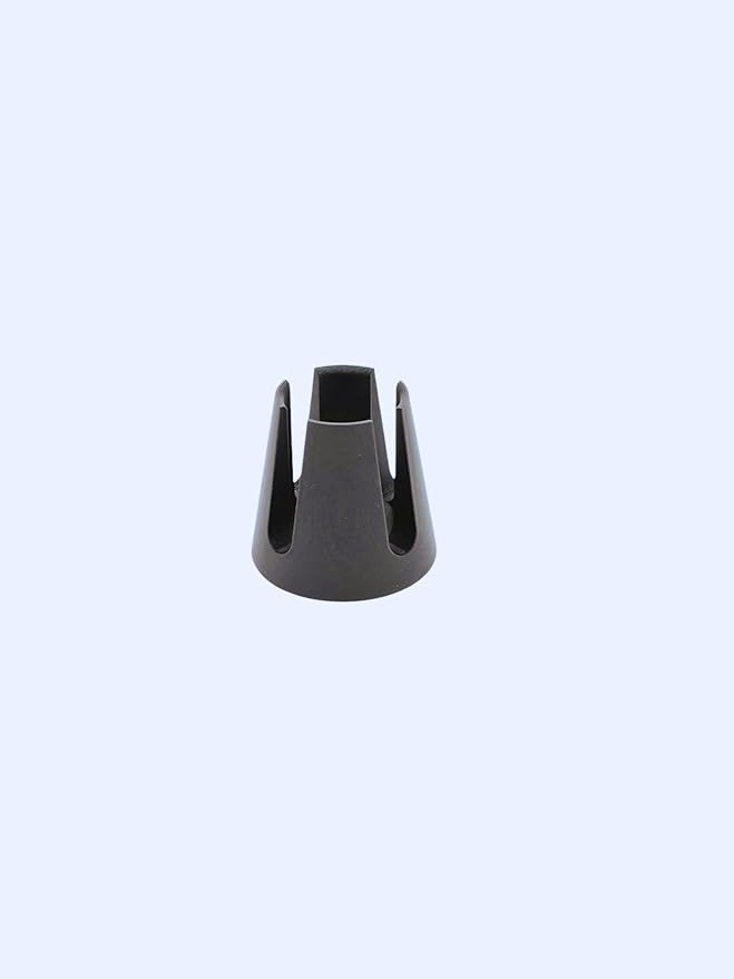 Stovetop Espresso Maker Funnel Stand - Greca Coffee Dosing Holder, Fits 3-Cup & 6-Cup Filter Baskets, Handmade (Matte Black)