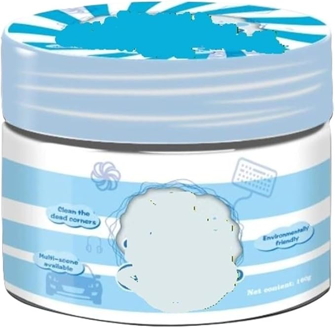 160g Car Cleaning Gel - Multifunctional Slime for Air Vents, Outlets, and Keyboards - High Efficiency Remover for Car Interior and Home Use(I)