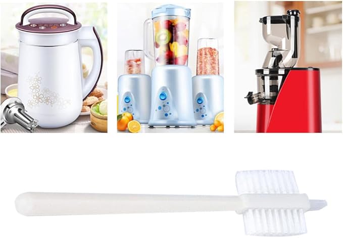 6 Pack Juicer Machines Cleaning Brush 3 Side Bristles Deep Clean Brushes Scrubber for Omega VRT VERT Juicers Extractor Strainer Filter Soy Milk Maker Mixer Blender Toaster Coffee Grinder
