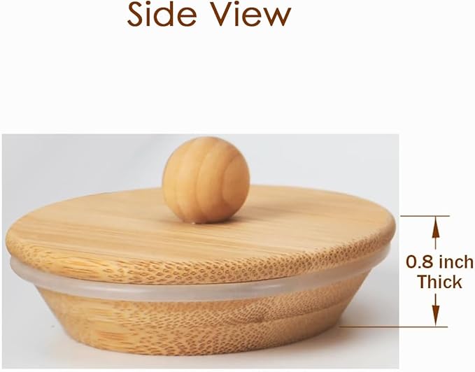 Bamboo Lid for Chemex Coffee Makers 3/6/8/10 Cup, Innovative Design, Made of Natural Bamboo