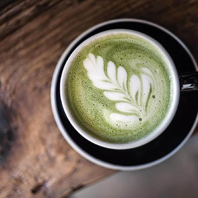 MOCAFE Matcha Latte Mix Powder, Japanese green tea, café style premium instant iced, blended frappe, and hot drinks, 3lb Bulk Bag