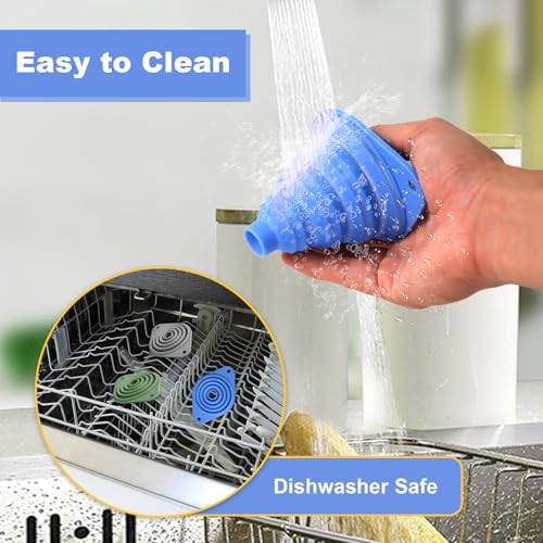 Kitchen Funnel Set 3 Pack,Funnels for Kitchen Use Filling Bottles,Silicone Funnel Collapsible,Small Funnels for Filling Small Bottles
