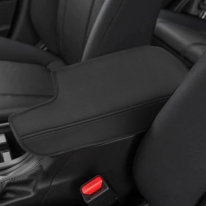 INTGET Car Center Console Armrest Cover for 2021 2022 2023 Subaru Crosstrek 2018 2019 2020/Impreza Accessories 2017-2023 Leather Arm Rest Box Lid Middle Console Cover Seat Protector(Neoprene)