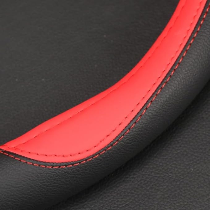 Product Truck Steering Wheel Cover PU Leather Anti Slip Anti Rub Four Season Universal 16 17 18 19inch (Black Brown, 16inch)