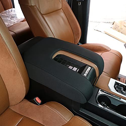 TOYCIDFG Center Console Armrest Cover Compatible with Toyota Tundra Sequoia 2014-2021, Soft Armrest Box Cushion Pad Car Interior Accessories 1 Pcs