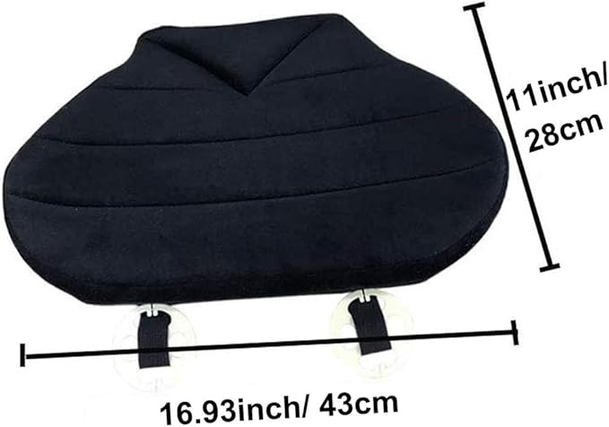 Big Hippo Car Seat Cushion, Orthopedic Memory Foam Seat Cushion l for Home Office Chair and Car Driver Seat Pillow