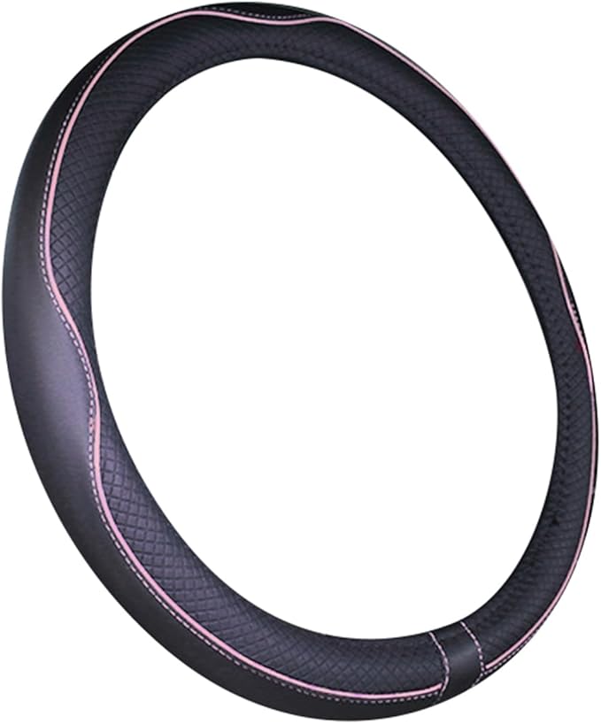 Mayco Bell 2019 New Microfiber Leather Car Extra Large Steering Wheel Cover for Big Trucks (17.5-18'', Pink)