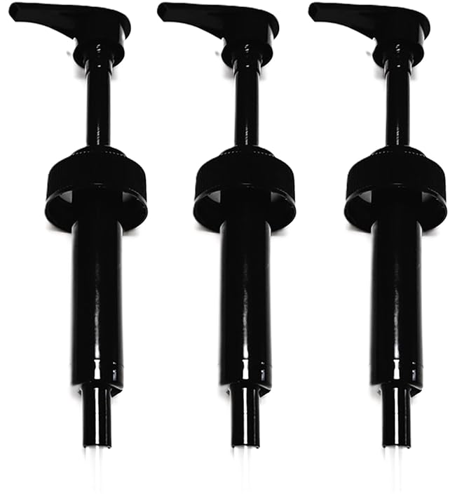 Mini Syrup Pump. Only for Small 375ml (12.7 fl.oz.) Bottles of Torani and Jordan’s Skinny Syrups (Set of 3). 5ml (1 Teaspoon) per Stroke. FDA Compliant. BPA Free. Product of Bayside Traders®