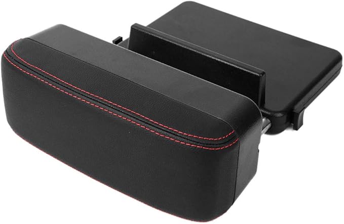 Car Armrest Storage Box, Universal Car Center Console Arm Rest Cushion with Adjustable Height, Car Seat Gap Filler Organizer, Car Armrest Support Elbow Pad for Most Car Models