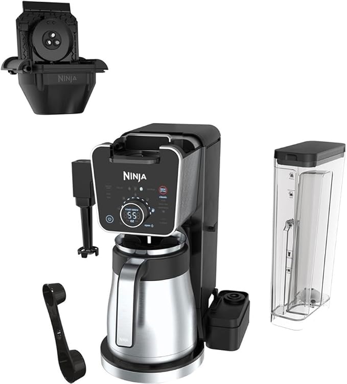 Ninja (Refurbished CFP305 DualBrew Pro Specialty 12-Cup Drip Coffee Maker Thermal Carafe (Renewed)