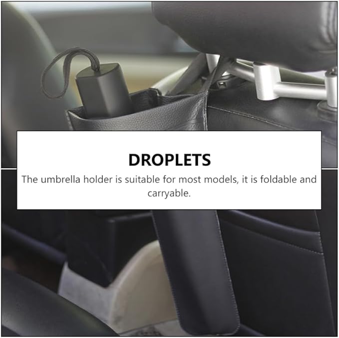 Wakauto Car Umbrella Storage Bag Car Truck Back Seat Waterproof Umbrella Hanging Storage Holder Bucket