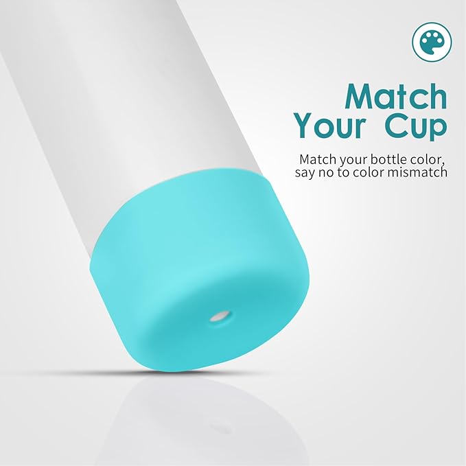 2PCS Silicone Water Bottle Boot, Compatible with Owala 24oz 32oz 40oz, Protective Anti-Scratch & Anti-Dent No Noise Sleeve Cover for FreeSip/Twist/Flip Water Bottles (Summer Sweetness, 40oz)