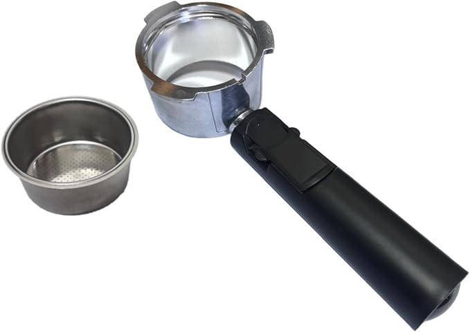 51mm 3-Ear Bottomless Portafilter with CASABREWS Espresso Machine CM5418, 3700Essential & 5418Pro(Filter Basket Included)