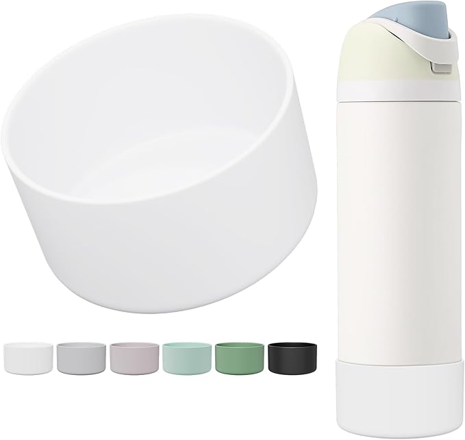 Silicone Boot for Owala Water Bottle 24/32/40 oz, Anti-Slip Protective Sleeve for FreeSip/Twist/Flip Water Bottles, BPA Free, Bottom Bumper Cover Protects Water Bottles from Scratches