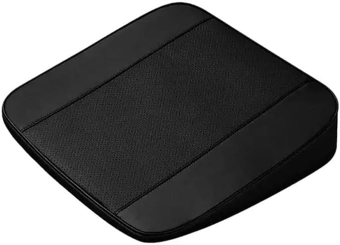 Memory Foam Car Seat Cushion for BMW X5 G05 2018-2023, Wedge Booster Lumbar Support Pad for Drivers Office with Non-Slip Base,Black-4cm
