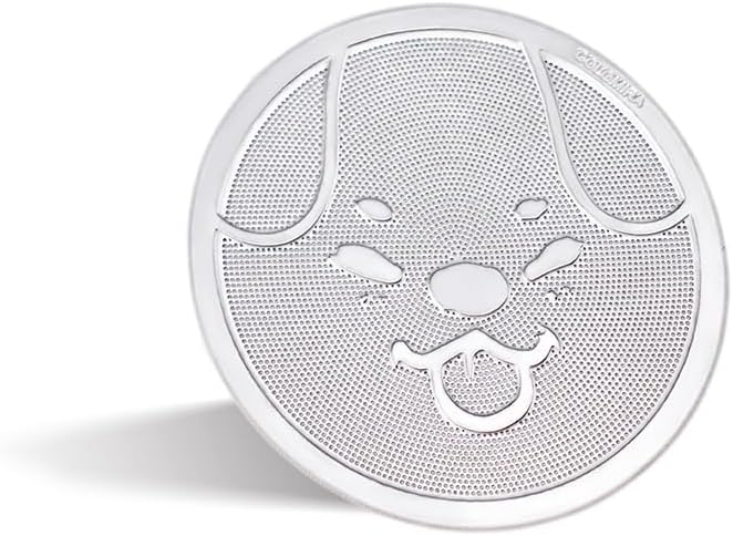 58mm Espresso Puck Screen, 0.4mm Ultra Thin Espresso Puck, Metal Reusable Coffee Filter for 58mm Espresso Portafilter Basket - 316 Stainless Steel(Doggie)