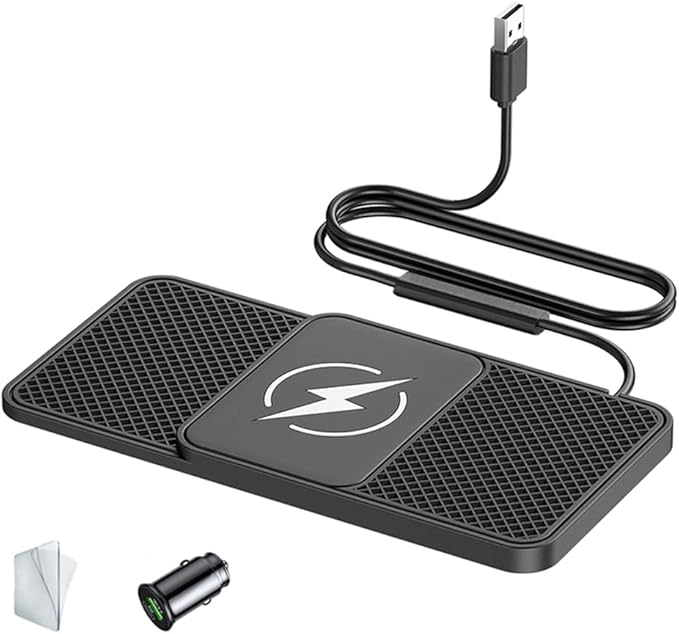 Car Charger for Mazda MX-5 MX-5 Miata MX-5 RF, Non Slip Wired Adapter Charger for Car, Fast Charging Mat, Wired Adapter Car Charging Pad, Phone Charger, Car Accessories,30cm Cable USB