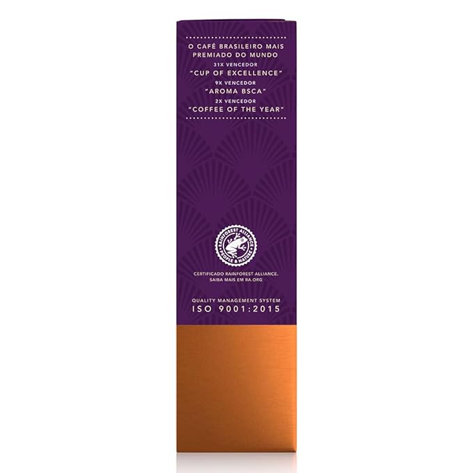 Japy Roasted and Ground Coffee 8.8 oz – Notes of Dark Chocolate, Chestnut and Hazelnut – Striking and Long Finish – Café Orfeu
