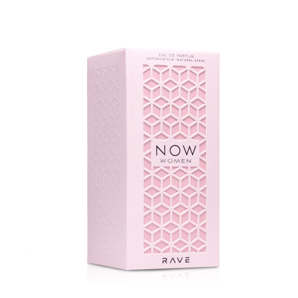 Lattafa Rave Now Eau de Parfum Spray for Women, 3.4 Ounce