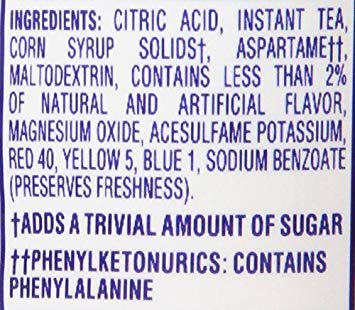 Crystal Light Peach Tea Drink Mix (16 Pitcher Packets, 4 Canisters of 4)