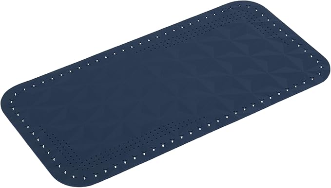 Car Center Console Cushion Pad 12.59"X6.29" Center Console Cover Armrest Seat Box Cover Faux Leather Blue