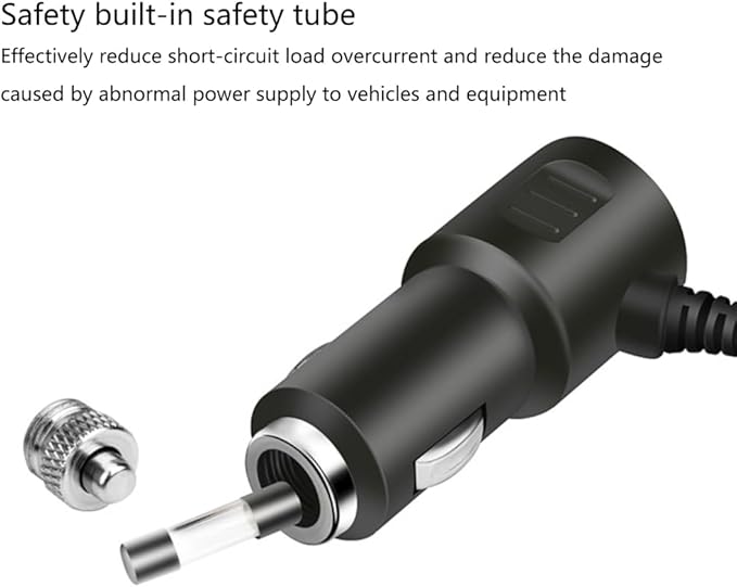Portable Car Charger 12V/24V Power Socket Splitter Fast Charging Adapter 120W