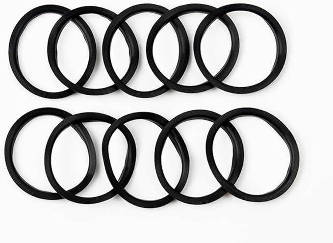 10Pcs Silicone Rings for Reusable Nespresso Pods Refillable Espresso Capsules Stainless Steel Coffee Pods Compatible for Nespresso Original Line Machines (10Pcs Silicone Rings)