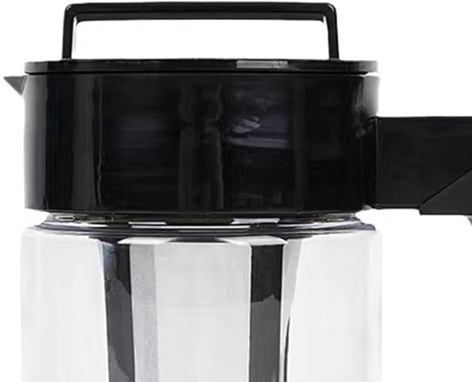 1 Piece 2000Ml Cold Brew Iced Coffee Maker Airtight Seal Handle Coffee Kettle As Shown Plastic Non-Slip Handle Coffee Kettle