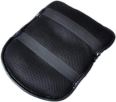 Soft PU Leather Car Armrest Pads Univeral Vehicle Auto Center Consoles Armrest Padding Protective Case Pillow Pad Cover Cushion Armrest Pillow (Black)