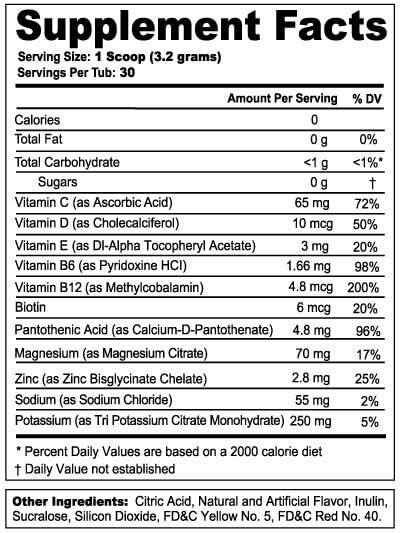 G Fuel Sonic's Peach Rings Supreme Hydration, Electrolyte Powder Mix for Energy & Focus, Sugar and Caffeine Free Supplement with Essential Vitamins & Minerals, Peach Rings Flavor, 3.4 oz - 30 Servings