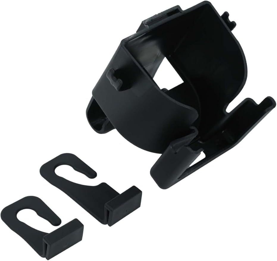 Headrest Cup Holder + Phone Holder for Back Seat Multifunctional | Car Seat Hooks for Headrest Car Seat Back Storage Hook | Car Travel Accessories Handbag (Cup Holder + Phone Holder, Black)