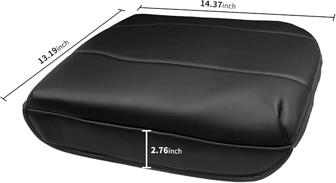 Xaido Center Console Armrest Cover for Chevy Silverado/GMC Sierra 2019-2026 & Tahoe/Suburban/Yukon 2021-2026, Bucket Seat Console Arm Rest Cushion Protective, Black