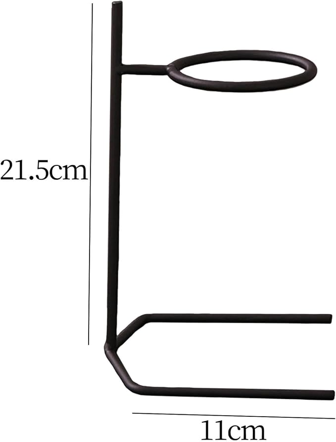 Pour Over Coffee Stand, Coffee Filter Holder, Reusable Iron Frame Coffee Support Station, Style A
