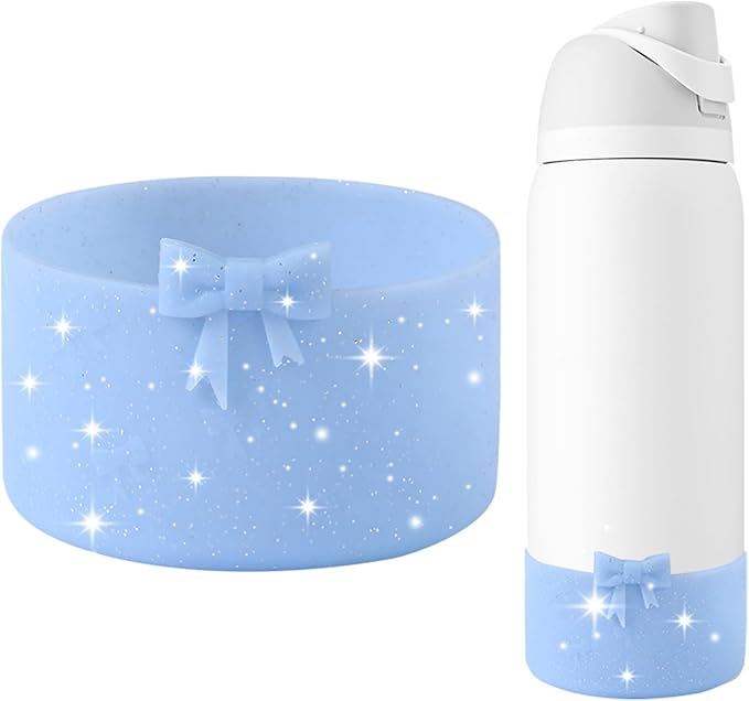 Silicone Bow Boot Water Bottles Accessories for Owala 32 oz WaterBottles