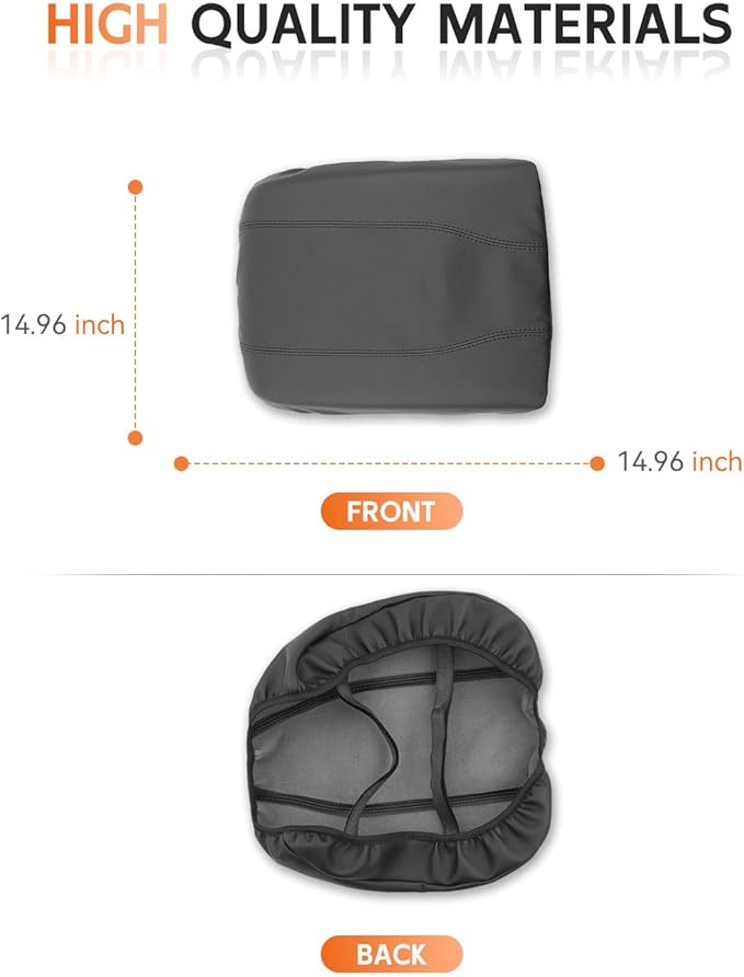 CDEFG for Chevrolet Silverado EV 2024 2025 2026 Center Console Cover Armrest Box Cover for Chevy Silverado EV (Work Truck, LT, RST) Accessories Arm Rest Protector