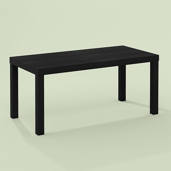 Bayan Coffee Table, Square Side Table or Small Spaces, Living Room, Black