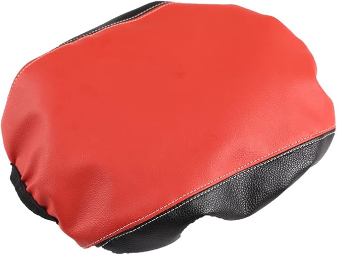 CHEAYAR Leather Car Auto Center Console Armrest Cushion for Toyota Tacoma Accessories 2016-2018 2019 2020 American Flag (Red and Black-Leather)