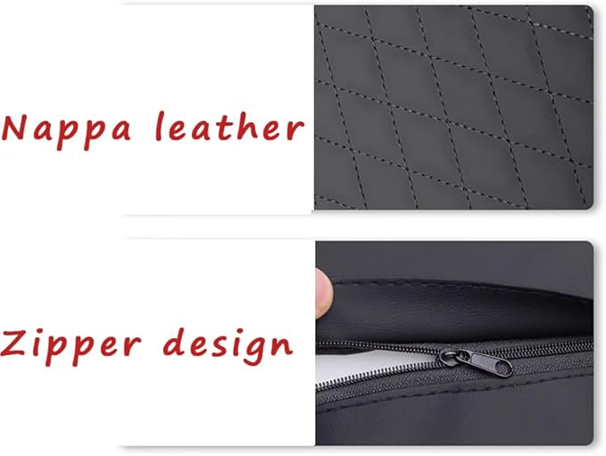 Car Armrest Cushion for Buick Enclave 2008–2025 2026 C1XX,Multifunctional Car Armrest Heightening Pad,Car Center Console Cover,Waterproof Nappa Leather Arm Rest Protector,Brown