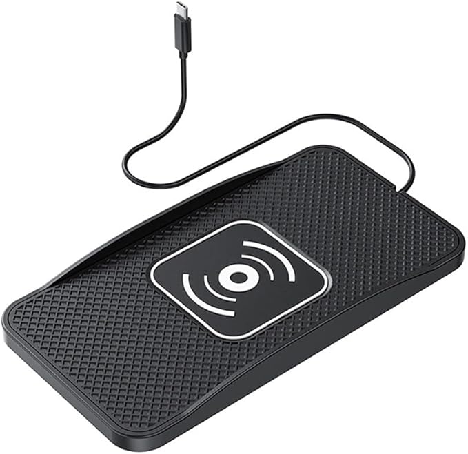 Wireless Car Charger Pad for Subaru Legacy 2018-2025, Type-C/USB 20W Car Wireless Charger Non-Slip Phone Charging Pad Car Accessories,A 30cm Cable Type-C Plug
