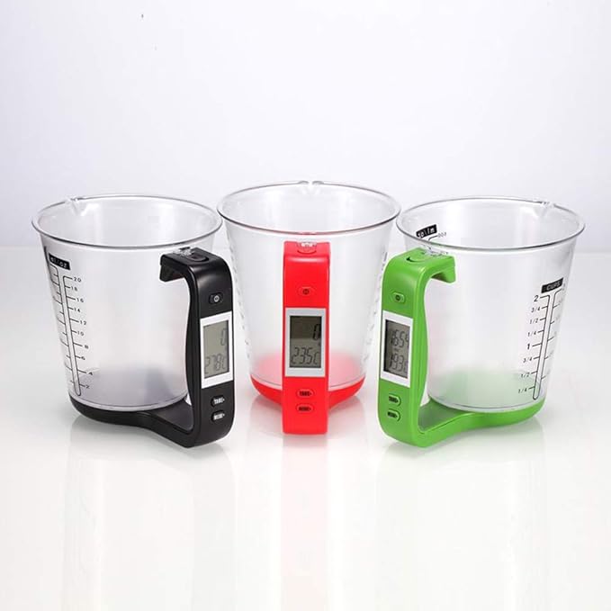 Kitchen Measuring Cup Scale LCD Digital Display for Baking Tea Weighting Coffee